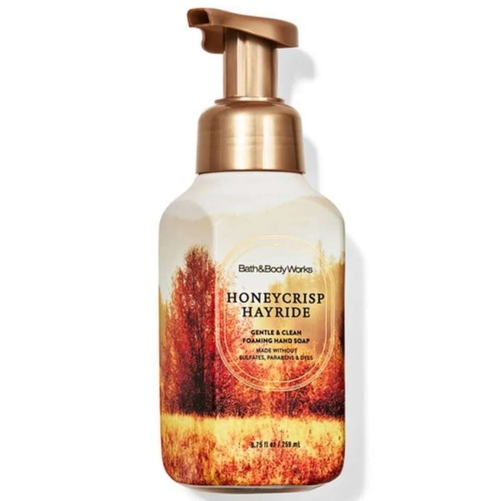 Bath & Body Works Honeycrisp Hayride Gentle Foaming Hand Soap 8oz NEW RARE